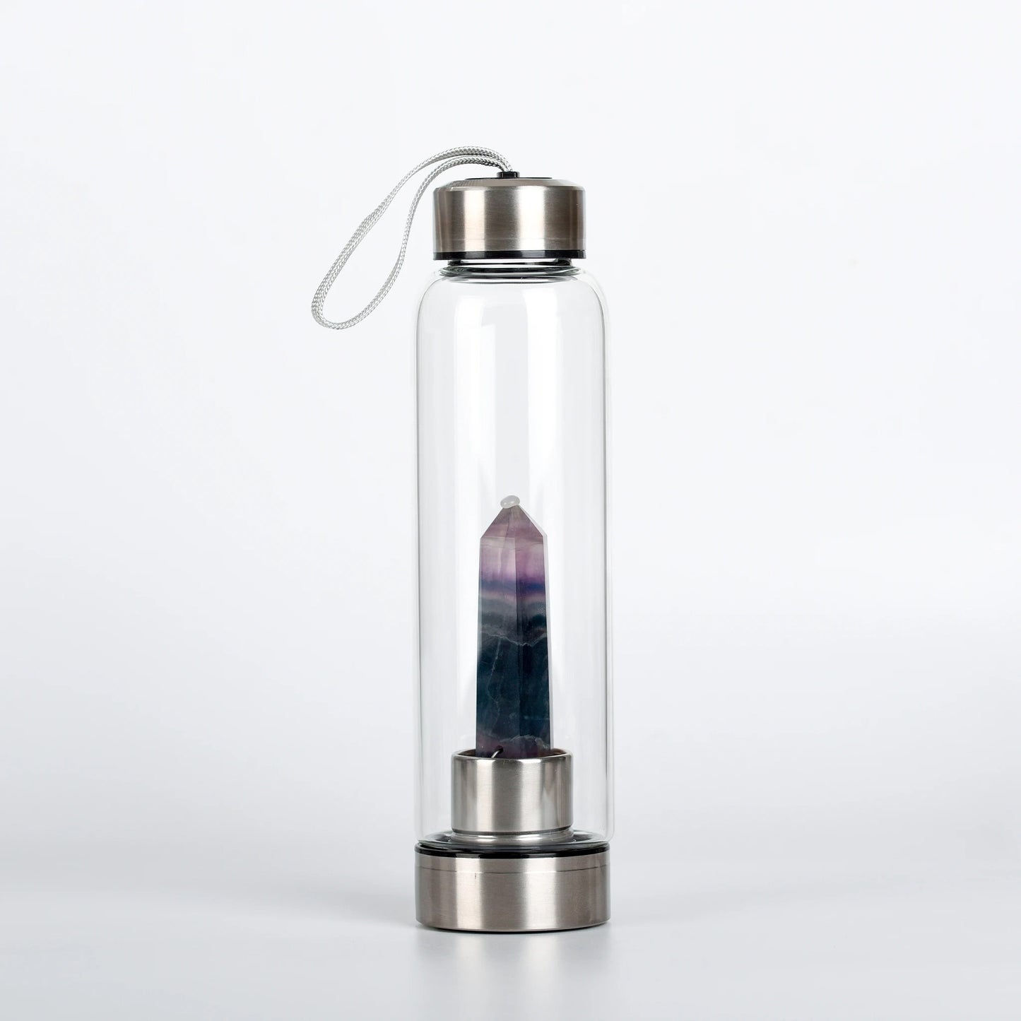💧 Elemental Hydration Healing Crystal Water Bottle